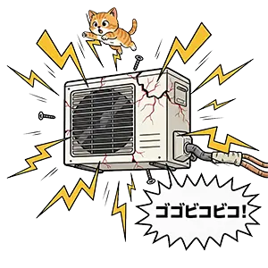 室外機がうるさい 室外機のイメージ