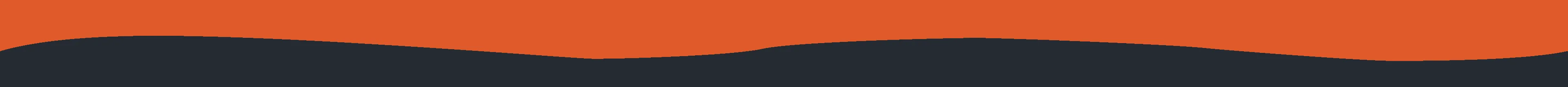 CTAからフッターへの波型デコレーション