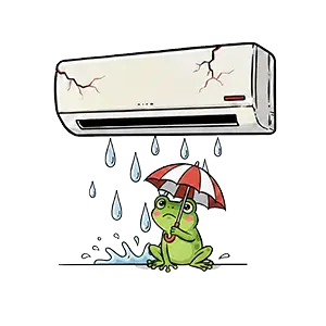 水が落ちてくる 水漏れのイメージ